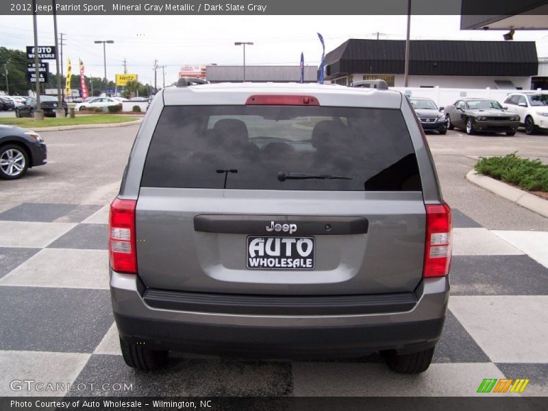 Mineral Gray Metallic / Dark Slate Gray 2012 Jeep Patriot Sport