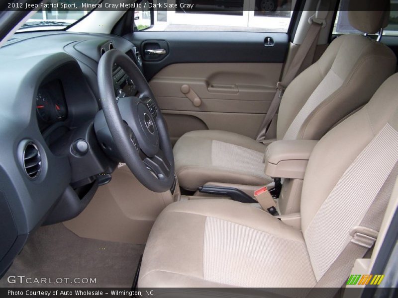 Mineral Gray Metallic / Dark Slate Gray 2012 Jeep Patriot Sport