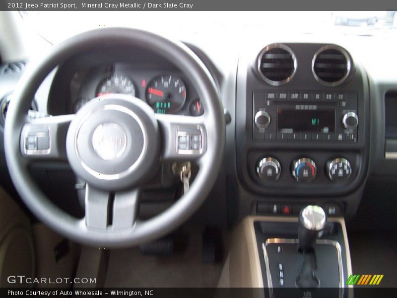 Mineral Gray Metallic / Dark Slate Gray 2012 Jeep Patriot Sport