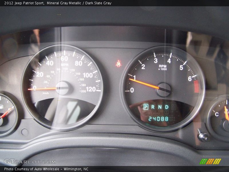 Mineral Gray Metallic / Dark Slate Gray 2012 Jeep Patriot Sport