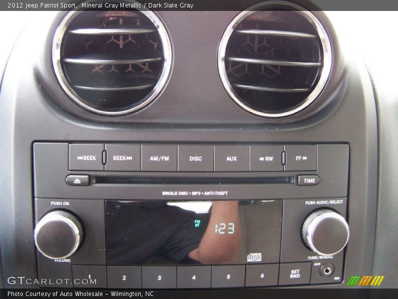 Mineral Gray Metallic / Dark Slate Gray 2012 Jeep Patriot Sport