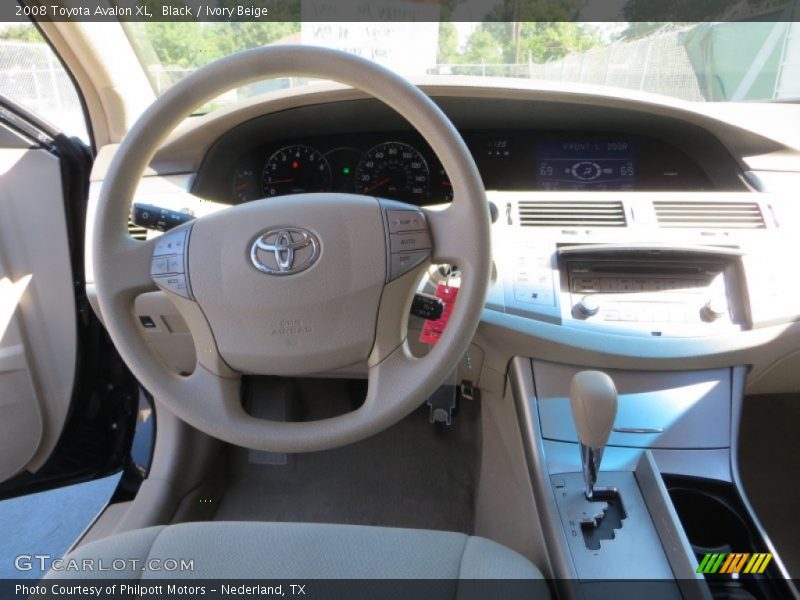 Black / Ivory Beige 2008 Toyota Avalon XL