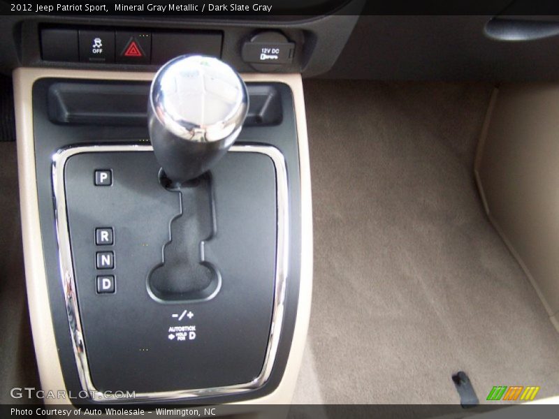 Mineral Gray Metallic / Dark Slate Gray 2012 Jeep Patriot Sport