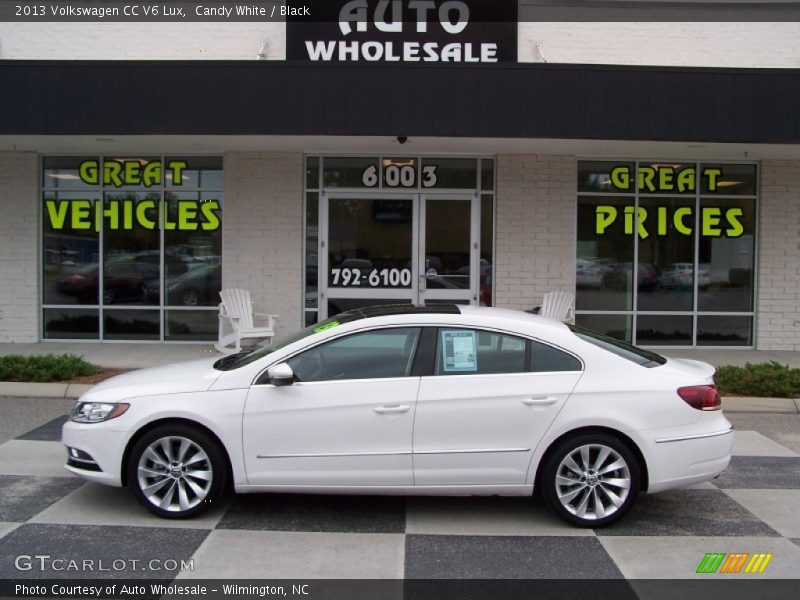 Candy White / Black 2013 Volkswagen CC V6 Lux