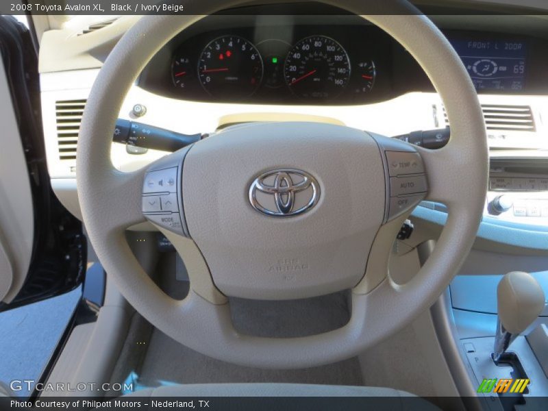 Black / Ivory Beige 2008 Toyota Avalon XL