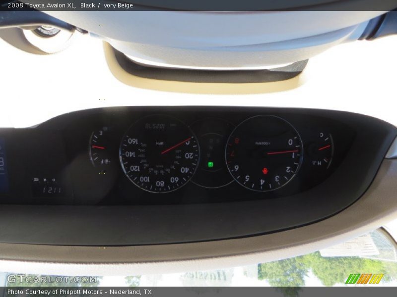 Black / Ivory Beige 2008 Toyota Avalon XL