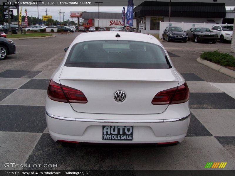 Candy White / Black 2013 Volkswagen CC V6 Lux