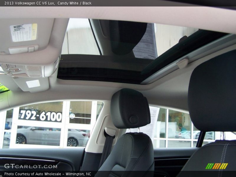Candy White / Black 2013 Volkswagen CC V6 Lux