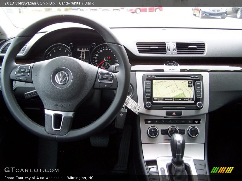 Candy White / Black 2013 Volkswagen CC V6 Lux