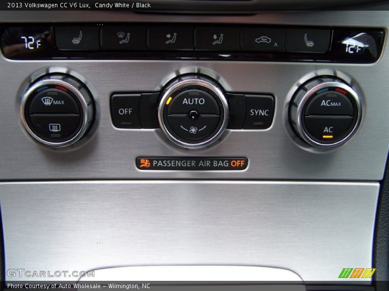Candy White / Black 2013 Volkswagen CC V6 Lux