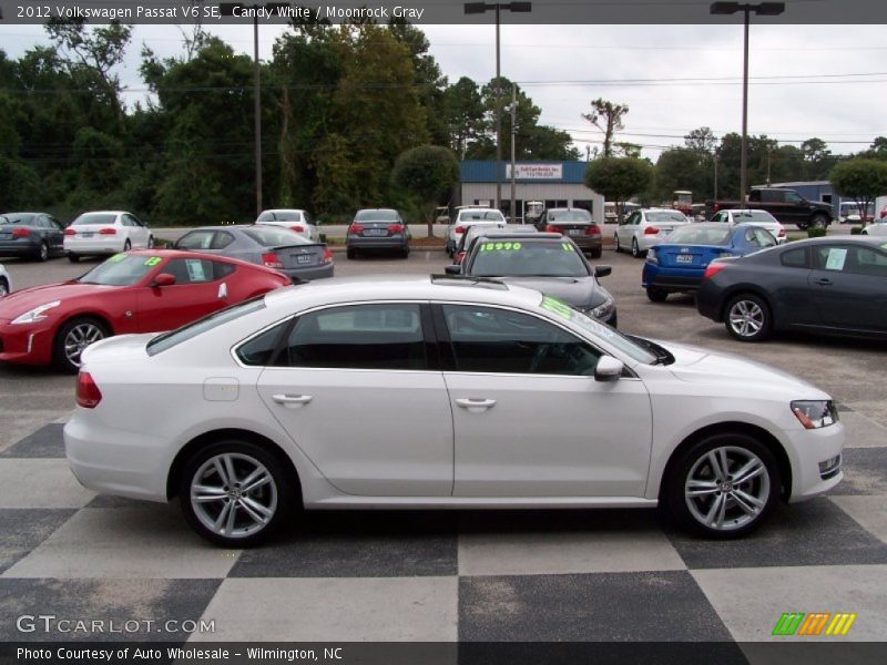 Candy White / Moonrock Gray 2012 Volkswagen Passat V6 SE