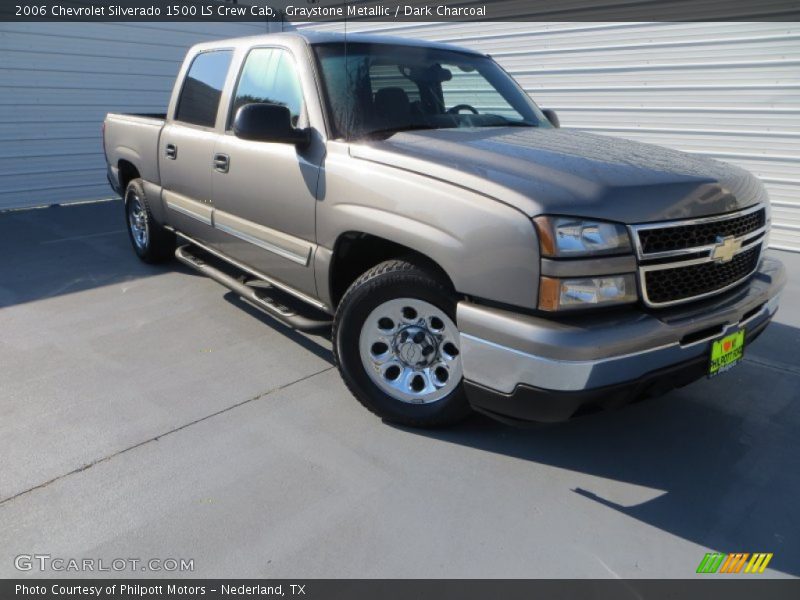 Graystone Metallic / Dark Charcoal 2006 Chevrolet Silverado 1500 LS Crew Cab