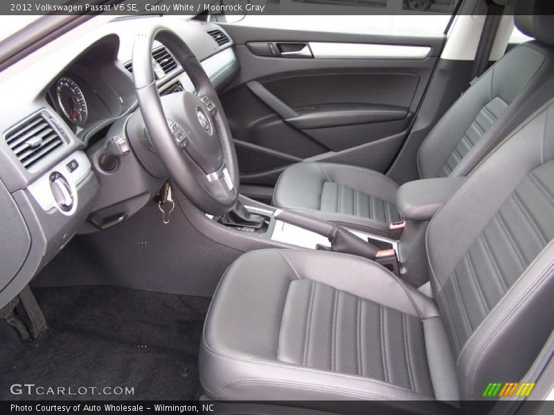 Candy White / Moonrock Gray 2012 Volkswagen Passat V6 SE