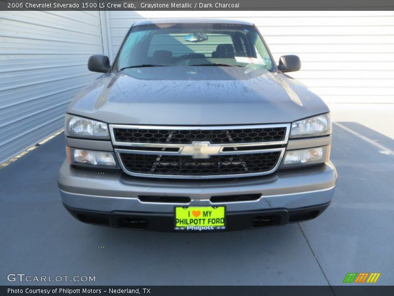 Graystone Metallic / Dark Charcoal 2006 Chevrolet Silverado 1500 LS Crew Cab