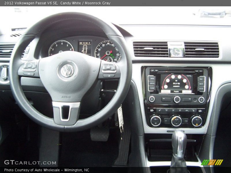 Candy White / Moonrock Gray 2012 Volkswagen Passat V6 SE