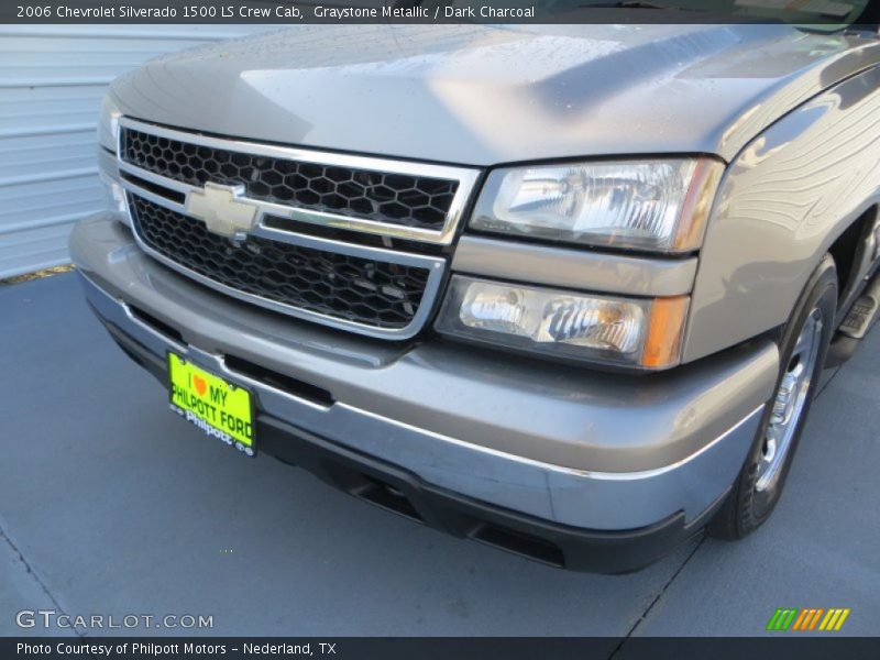 Graystone Metallic / Dark Charcoal 2006 Chevrolet Silverado 1500 LS Crew Cab