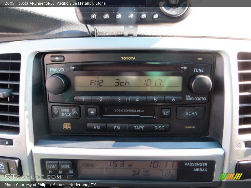 Pacific Blue Metallic / Stone 2005 Toyota 4Runner SR5