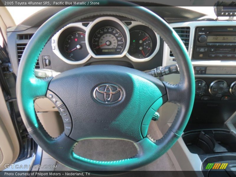 Pacific Blue Metallic / Stone 2005 Toyota 4Runner SR5