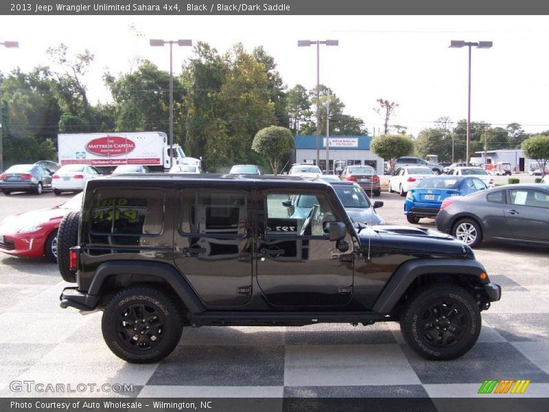Black / Black/Dark Saddle 2013 Jeep Wrangler Unlimited Sahara 4x4