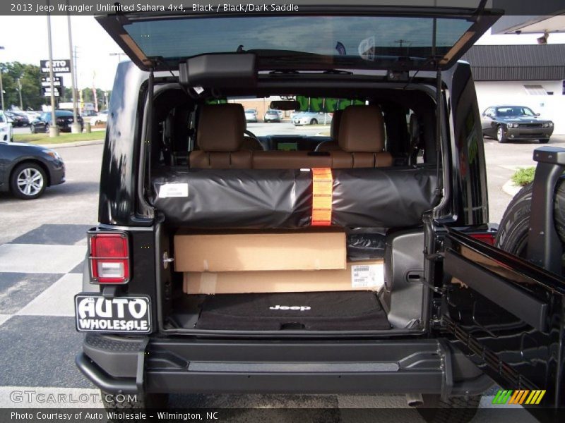 Black / Black/Dark Saddle 2013 Jeep Wrangler Unlimited Sahara 4x4