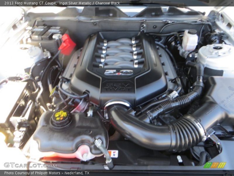 Ingot Silver Metallic / Charcoal Black 2013 Ford Mustang GT Coupe