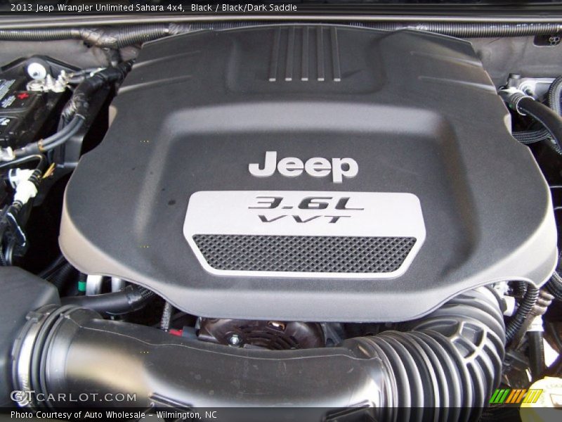 Black / Black/Dark Saddle 2013 Jeep Wrangler Unlimited Sahara 4x4