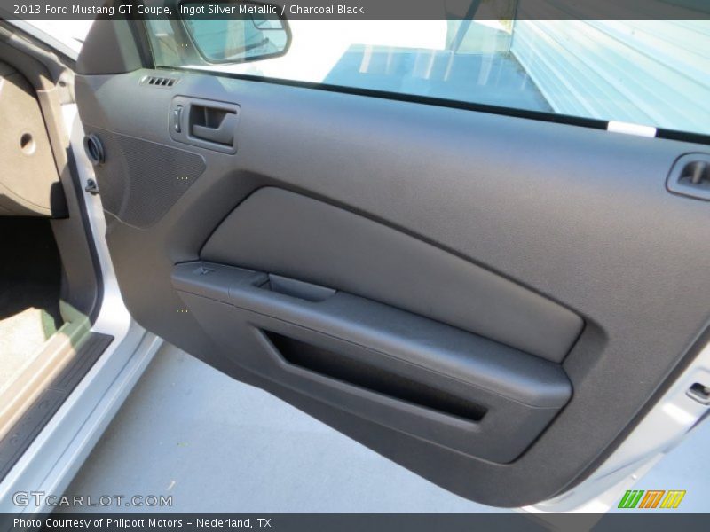 Ingot Silver Metallic / Charcoal Black 2013 Ford Mustang GT Coupe