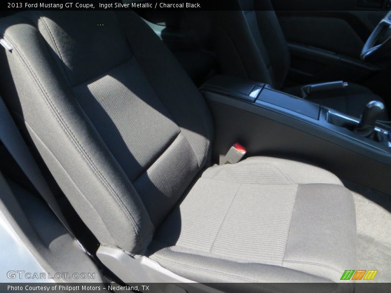 Ingot Silver Metallic / Charcoal Black 2013 Ford Mustang GT Coupe