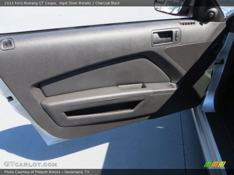 Ingot Silver Metallic / Charcoal Black 2013 Ford Mustang GT Coupe