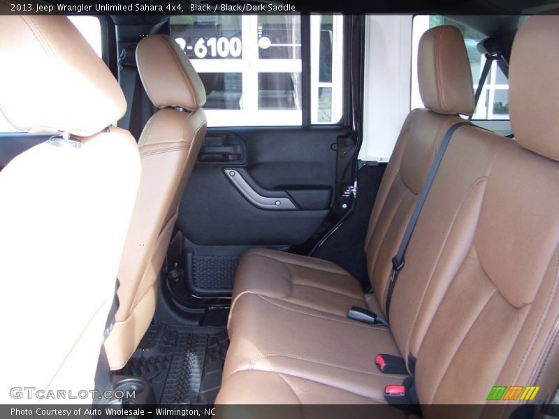 Black / Black/Dark Saddle 2013 Jeep Wrangler Unlimited Sahara 4x4