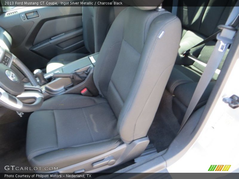 Ingot Silver Metallic / Charcoal Black 2013 Ford Mustang GT Coupe
