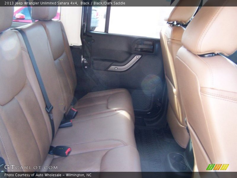 Black / Black/Dark Saddle 2013 Jeep Wrangler Unlimited Sahara 4x4