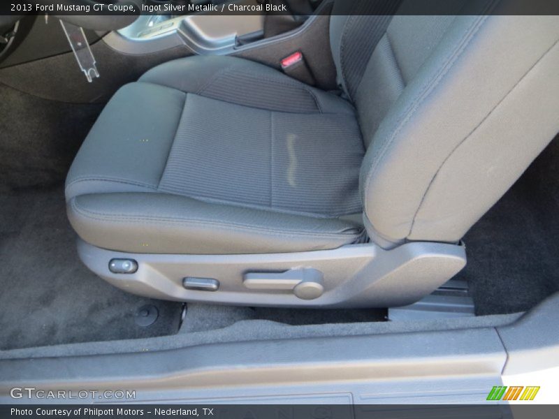Ingot Silver Metallic / Charcoal Black 2013 Ford Mustang GT Coupe