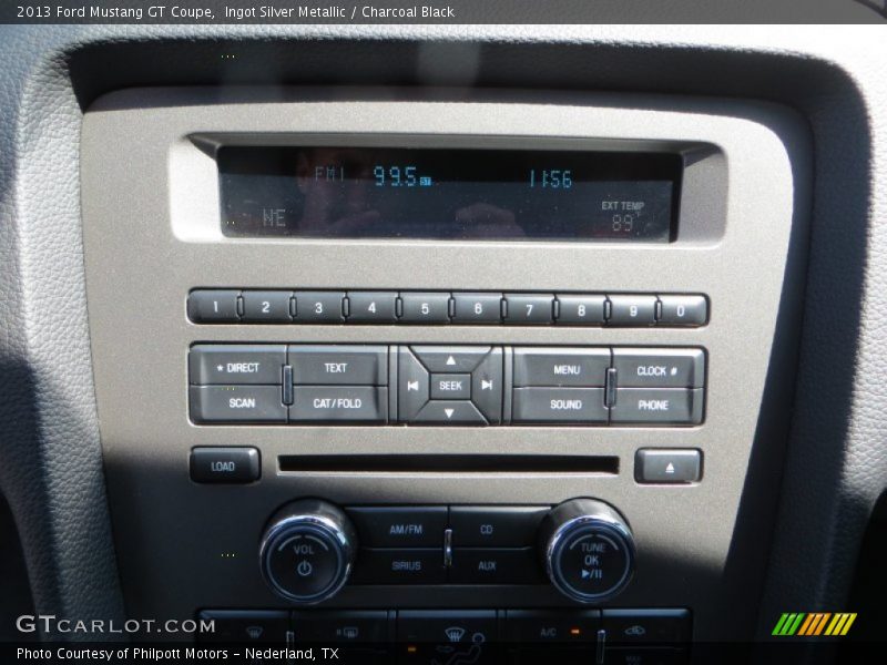 Ingot Silver Metallic / Charcoal Black 2013 Ford Mustang GT Coupe