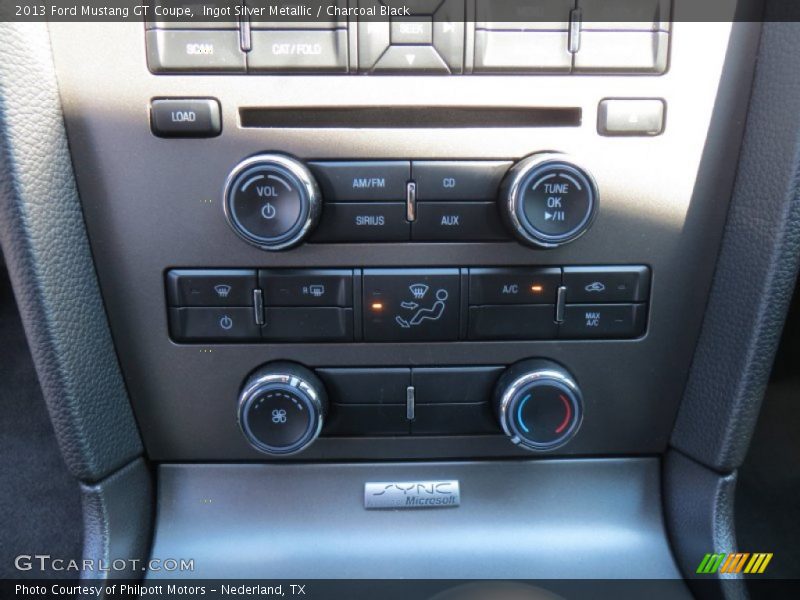Ingot Silver Metallic / Charcoal Black 2013 Ford Mustang GT Coupe