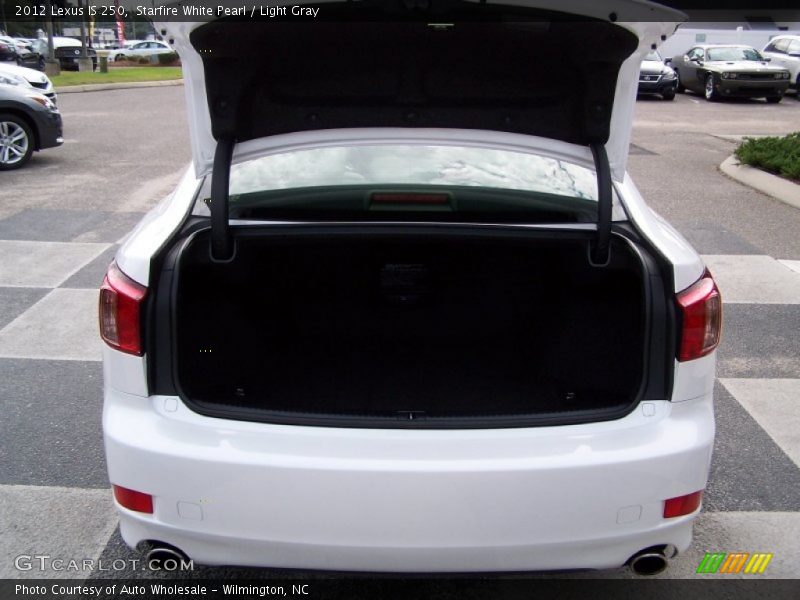 Starfire White Pearl / Light Gray 2012 Lexus IS 250