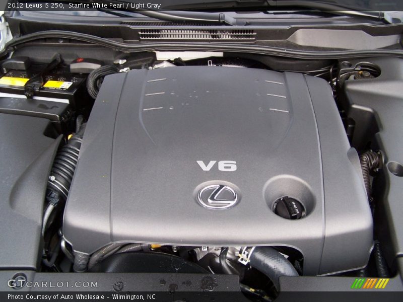 Starfire White Pearl / Light Gray 2012 Lexus IS 250