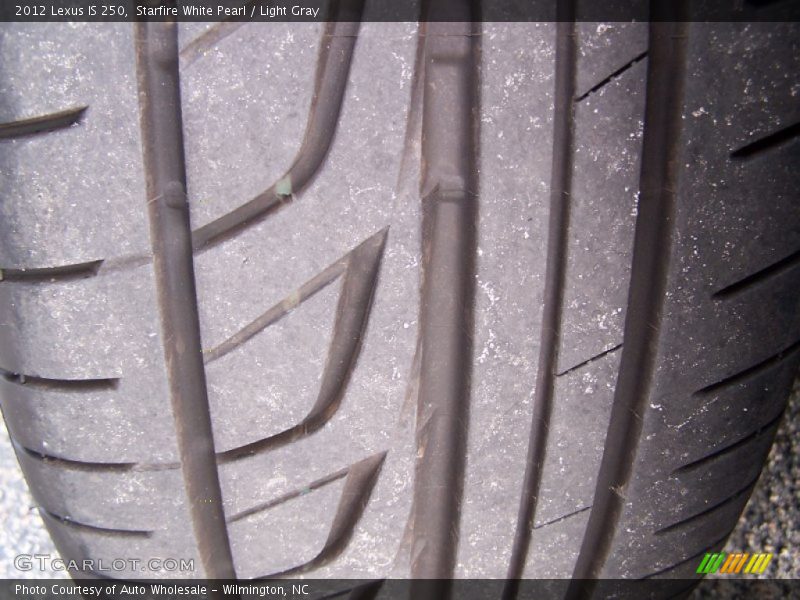 Starfire White Pearl / Light Gray 2012 Lexus IS 250