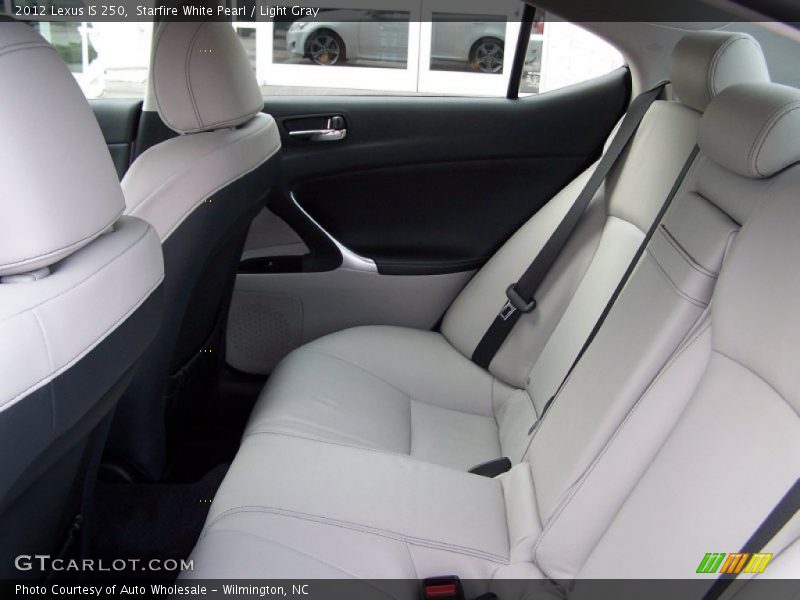 Starfire White Pearl / Light Gray 2012 Lexus IS 250