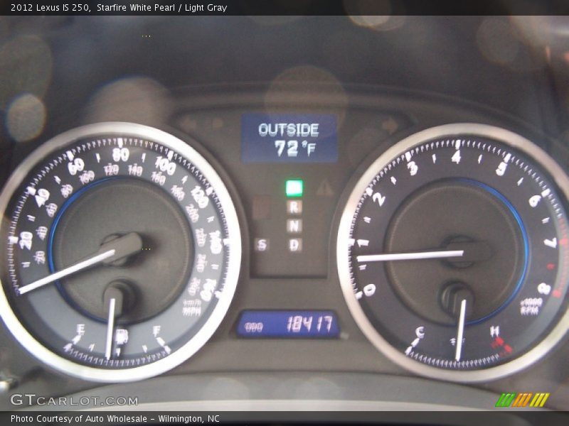Starfire White Pearl / Light Gray 2012 Lexus IS 250