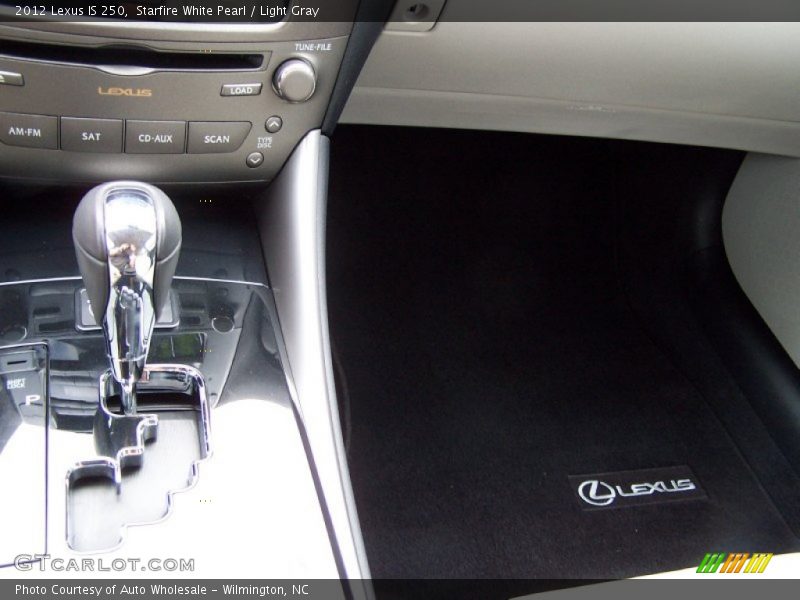 Starfire White Pearl / Light Gray 2012 Lexus IS 250