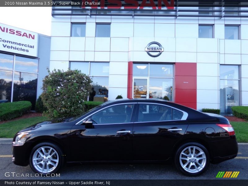 Super Black / Charcoal 2010 Nissan Maxima 3.5 SV