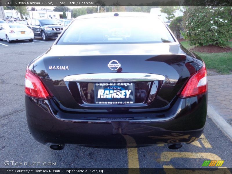 Super Black / Charcoal 2010 Nissan Maxima 3.5 SV