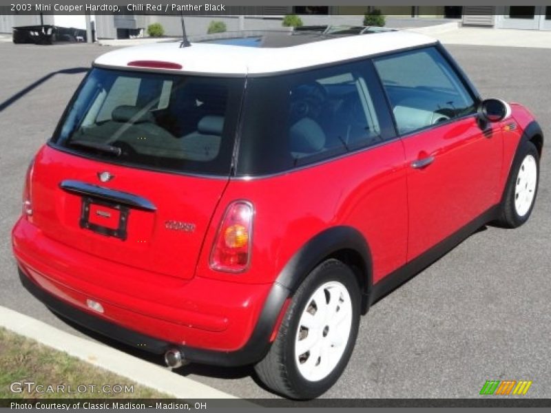 Chili Red / Panther Black 2003 Mini Cooper Hardtop