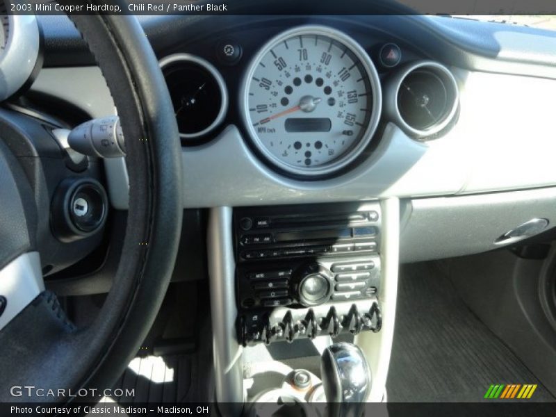 Chili Red / Panther Black 2003 Mini Cooper Hardtop