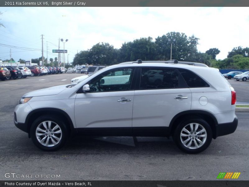 Bright Silver / Gray 2011 Kia Sorento LX V6