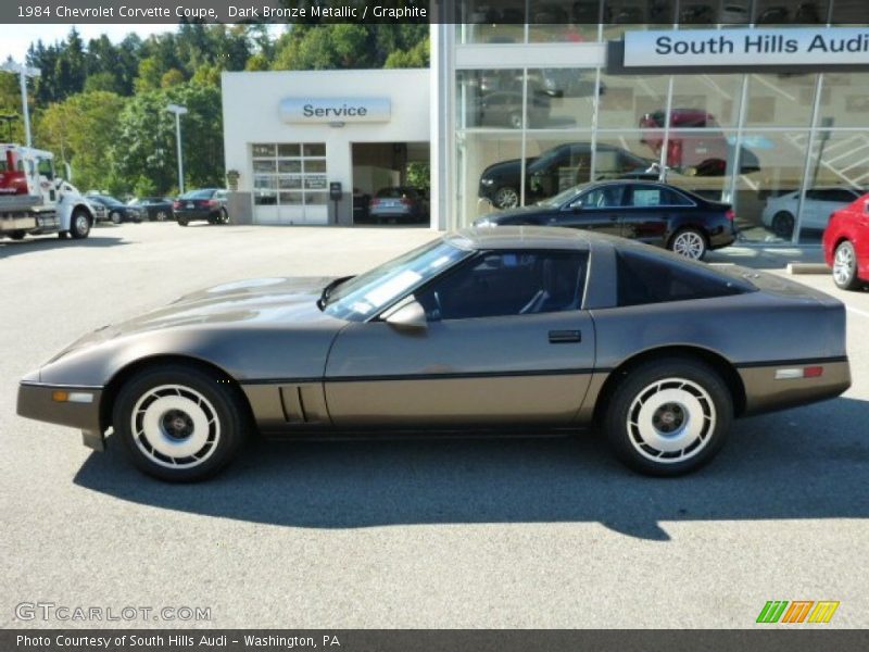 Dark Bronze Metallic / Graphite 1984 Chevrolet Corvette Coupe