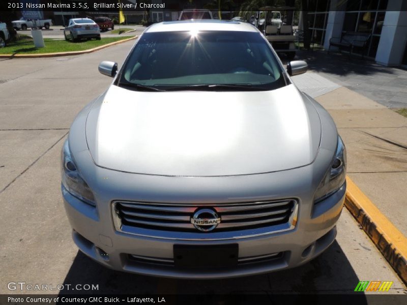Brilliant Silver / Charcoal 2013 Nissan Maxima 3.5 S
