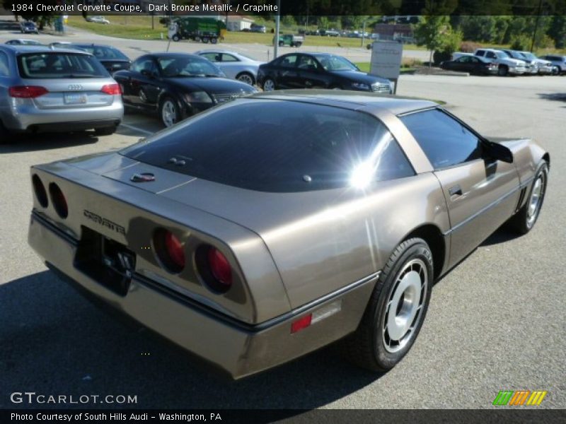 Dark Bronze Metallic / Graphite 1984 Chevrolet Corvette Coupe