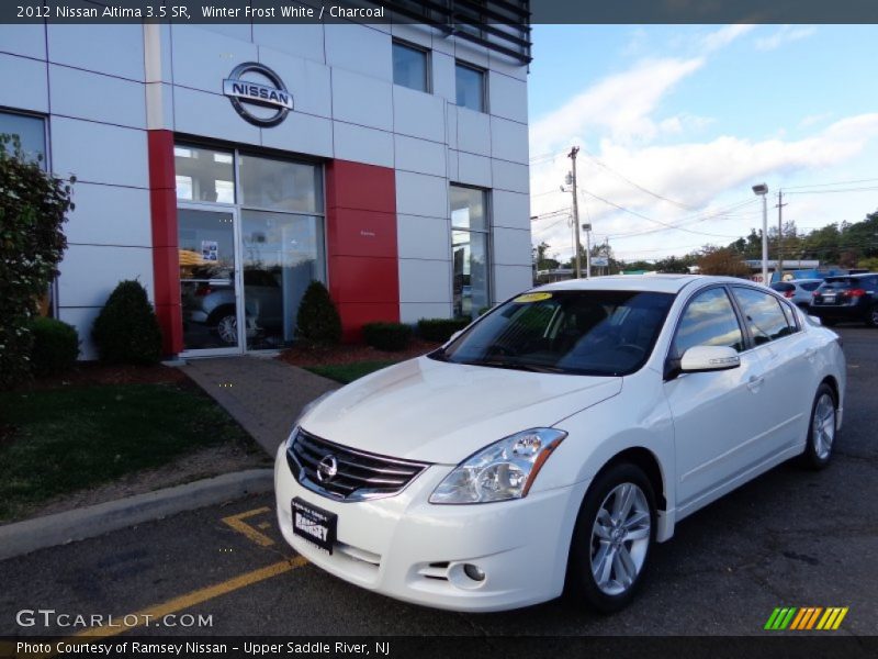 Winter Frost White / Charcoal 2012 Nissan Altima 3.5 SR